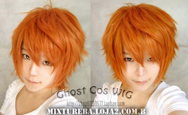 Ghost Cos Wig Ruiva