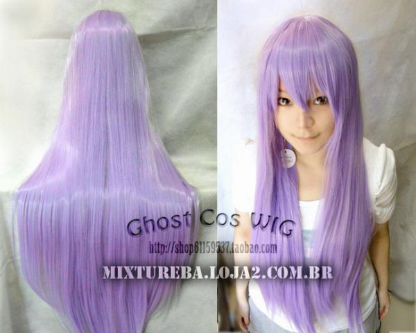 Ghost Cos Wig Lilás 80cm