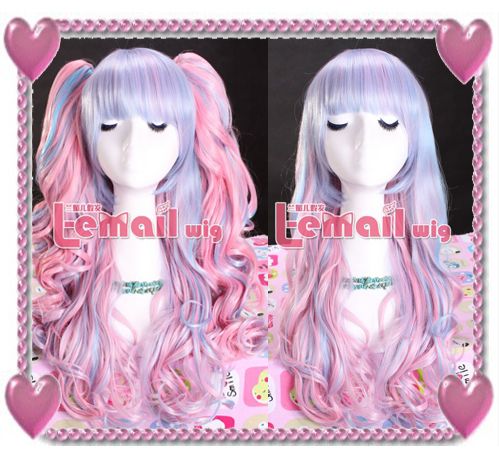 LeMail Wig Lolita Colorful